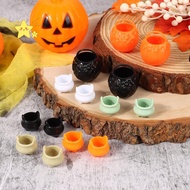 [JBTH] 2pcs Halloween Mini Cauldron Miniature Mini Halloween Candy Buet Pot Witch Cauldron [JB]