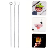 Stainless Steel Cocktail Decoration Stick Fruit Skewer