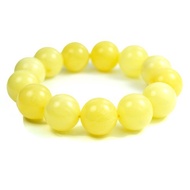 【正佳珠寶】蜜蠟琥珀手珠 頂級白金滿蜜手串 蜜蠟手鍊 18mm蜜蠟