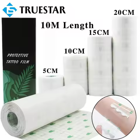 10M Tattoo Bandage Roll Transparent Tattoo Film Waterproof Protective Skin Wound Repair Film Tattoo 