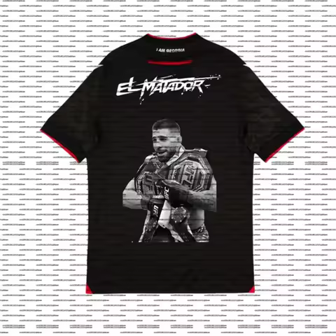 Summer New Hot Ilia Topuria Special Edition MMA Football Shirt Kids/Men Oversized Fitness Training B