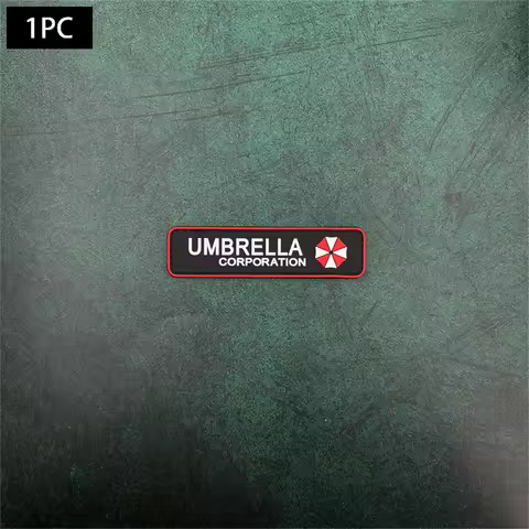 1PC Resident Evil 2 3DPVC Material Morale Badge Decal Patch Suitable for hats, clothes, backpacks, j