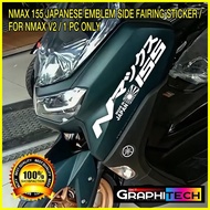 Nmax 155 JAPANESE SIDE FAIRING STICKER / FOR NMAX V2