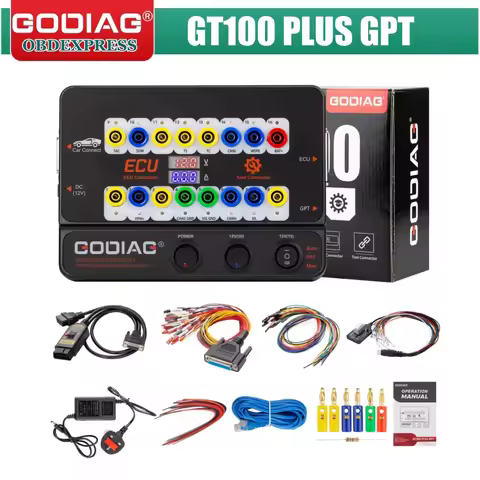 GODIAG GT100 Plus GPT ENET DOIP OBD2 Breakout Box Key Programming Tool Update Version