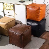 Luxury storage Leather Stool Used Clothes Storage Bench Storage Sofa Stool Leather Stool Cushion Sto