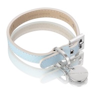 H&S 軒尼詩父子 尺寸S-嬰兒藍-Saffiano牛津真皮系列項圈(展示品)