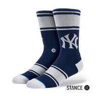 (I LOVE 樂多) STANCE PINSTRIPES MLB紐約洋基隊 深藍色款 中筒襪 長襪