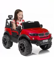 Y-D รถแบตเตอรี่เด็ก รถเด็กนั่ง ทรงBM X1 ทรงยกสูง2ที่นั่ง ขนาด4x4มอเตอร์ บังคับผ่านแอพได้
