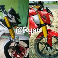 Cover shock MODEL USD OLD VIXION Versi bulet +stiker OHLINS