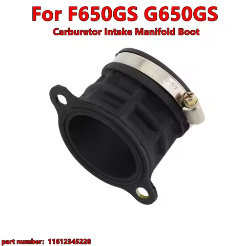 part number：11612345228 For BMW F650GS Dakar F650 CS G650CS G650X Carburetor Intake Manifold Dust Bo