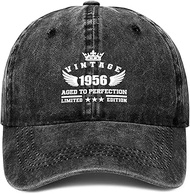 Baseball Hat 1956 Birthday Gifts for Men Women, Personalized 70th Birthday Ideas Gift, Parents Vinta