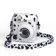 Plz cho Fujifilm Instax mini 12 pha lê cứng Acrylic trường hợp máy ảnh với dây đeo vai