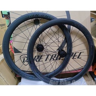 Retrospec Racing 8.0 Carbon Hub Ceramic Bearing 50mm Full Carbon Clincher Road Carbon wheelset Rim Brake /Disc Brake