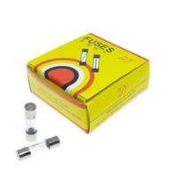 10pcs 6X30 Fuse Fuse Glass Fuse 250V 1A 1.5A 2A 3A 5A 6A 7A 8A 10A 12A 15A 20A 25A 30A 6 * 30MM 250V