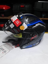 HALF Face helmet   w/ visor GILLE