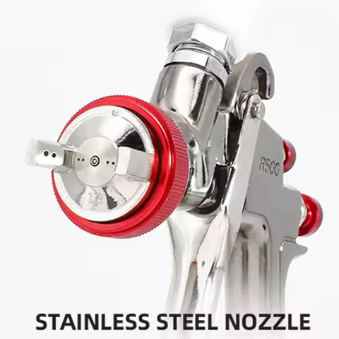 R500 Spray Gun Complete Set Automotive Sheet Metal Pneumatic Spray Gun With Air Regulator High Atomi