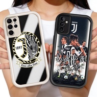 HP O-25 Juventus Casing Siliconehp for Samsung S21 M15 A54 A17 S24 S25 FE A26 A55 Ultra 5G