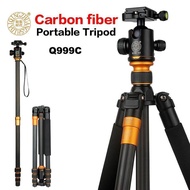 QZSD Q999C By Mastersat Professional Carbon Fiber Tripod Monopod Ball Head For DSLR Camera / Porta