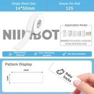 Niimbot D110 Portable Thermal Label Printer | Mini Wireless Sticker Maker | Includes 1 Roll of Label