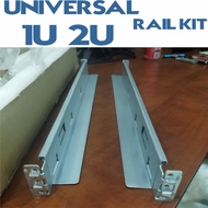 1U 2U Universal Rails Kit Server RACKMOUNT 55-85CM switch, rack console rail kit