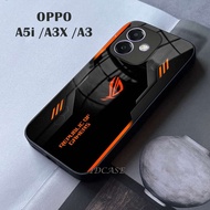 Glitter Glass Softcase FOR oppo A5i / A3X /A3 - Casing hp oppo A5i / A3X /A3- K80