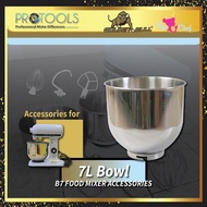 GOLDEN BULL / THE CHEF B7 | B7-A ACCESSORIES ( FLAT BEATER / HOOK / EGG WHISK / 7L BOWL )