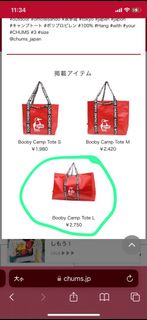 Chums Booby camp tote bag L