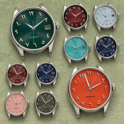 28.5mm NH35 Sunburst Texture Watch Dial S logo BGW9 Blue Lume for Seiko Datejust NH35/4R/6R Automati