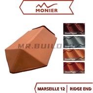 MONIER GCI Marseille 12 Ridge End Roof Fittings Clay Roof Tiles Atap Tanah
