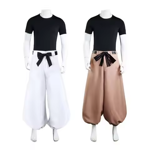 Jujutsu Manga Anime Fushiguro Toji Satoru Gojo Cosplay Costume Wig T-shirt Pants Halloween Christmas