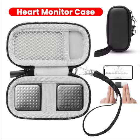 Heart Monitor Case with Removable Strap Shockproof Storage Bag Protective Storage Case for AliveCor 