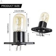 【TRSBX】Long lasting Glow Microwave Oven Light Bulb 1pcs 250V 2A 20W Smooth Illumination