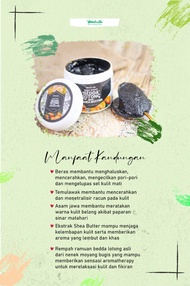 MABELLO LULUR HITAM BEDDA LOTONG SEA BUTTER MABELLO kemasan 300 gram (GROSIR)