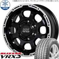 新品 アクア カローラ シエンタ 195/50R16 16インチ BS BLIZZAK VRX3  MADCROSS GRACE スタッドレス タイヤ ホイール セット 4本