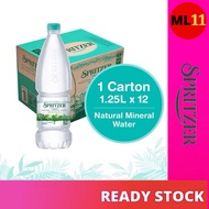 SPRITZER Natural Mineral Water / Air Mineral Semulajadi (1250ml x 12 Bottles)