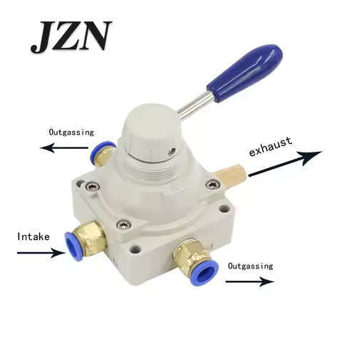 4HV210 Pneumatic three-position four-way hand-operated valve 4HV230-08 manual switch hand-operated r