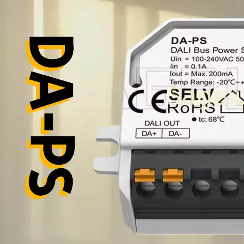 200mA Skydance DA-PS Mini DALI Bus Power Supply AC110V 220V 230V Current SELV safety standard Applie