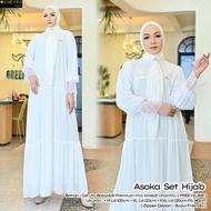 0211 ASOKA SET HIJAB by kHEYRA FASHION