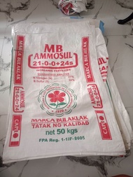 50pcs SAKO SACK 50KG 1USED REFURBISHED