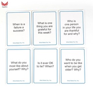 Family Chat Card Game - Dialogue Party Game for Group Fun