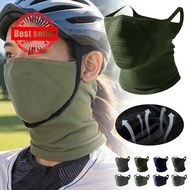 Summer Ice Silk Face Mask Breathable Anti-uv Cycling Bicycle Equipment Face Protection J0z0