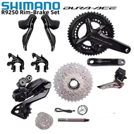 Shimano ชุด R9250 Di2 Dura Ace 2X12SR9200เบรคคาลิปเปอร์ R9200จานหน้า R9250สำหรับชุดจักรยานจักรยานถนน