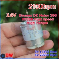 Dinamo DC Motor RS380 RS 380 DC 3.6V High Speed RPM High Torque