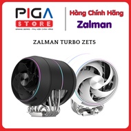ZALMAN Turbo ZET5 CPU Air Cooler - 5 Copper Pipes - High Quality Cooling Fan Ready (White / Black)