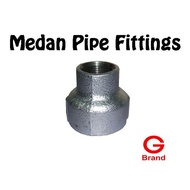 Reducer Socket Galvanized Iron 2-1/2" x 1" inner thread BSPT (G) vlok sok
