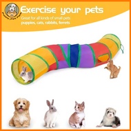 Rainbow Tunnel Puzzle Cat and Dog Toys Foldable Cat and Dog Tunnel Pet Supplies