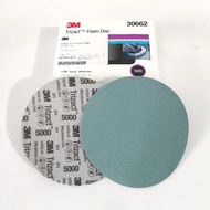 3M 30662 Trizact Foam Disc Pyramid Sandpaper 6 Inch 152mm Car Polishing Flocking Disc Finely Polishe