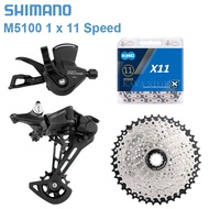 Shimano Deore M5100 1x11 Speed MTB  Derailleurs Group Right Shifter KMC X11 Chain 11S Cassette 42T