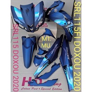COVERSET SRL LAGENDA 115Z CARBURETOR , 115 FUEL INJECTION / 115 CARB , 115 FI MATT BLUE DOXOU 2020
