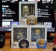 全新 Good Smile Company  黏土人 1105 1138 1126 刀劍神域   愛麗絲  尤吉歐  桐人